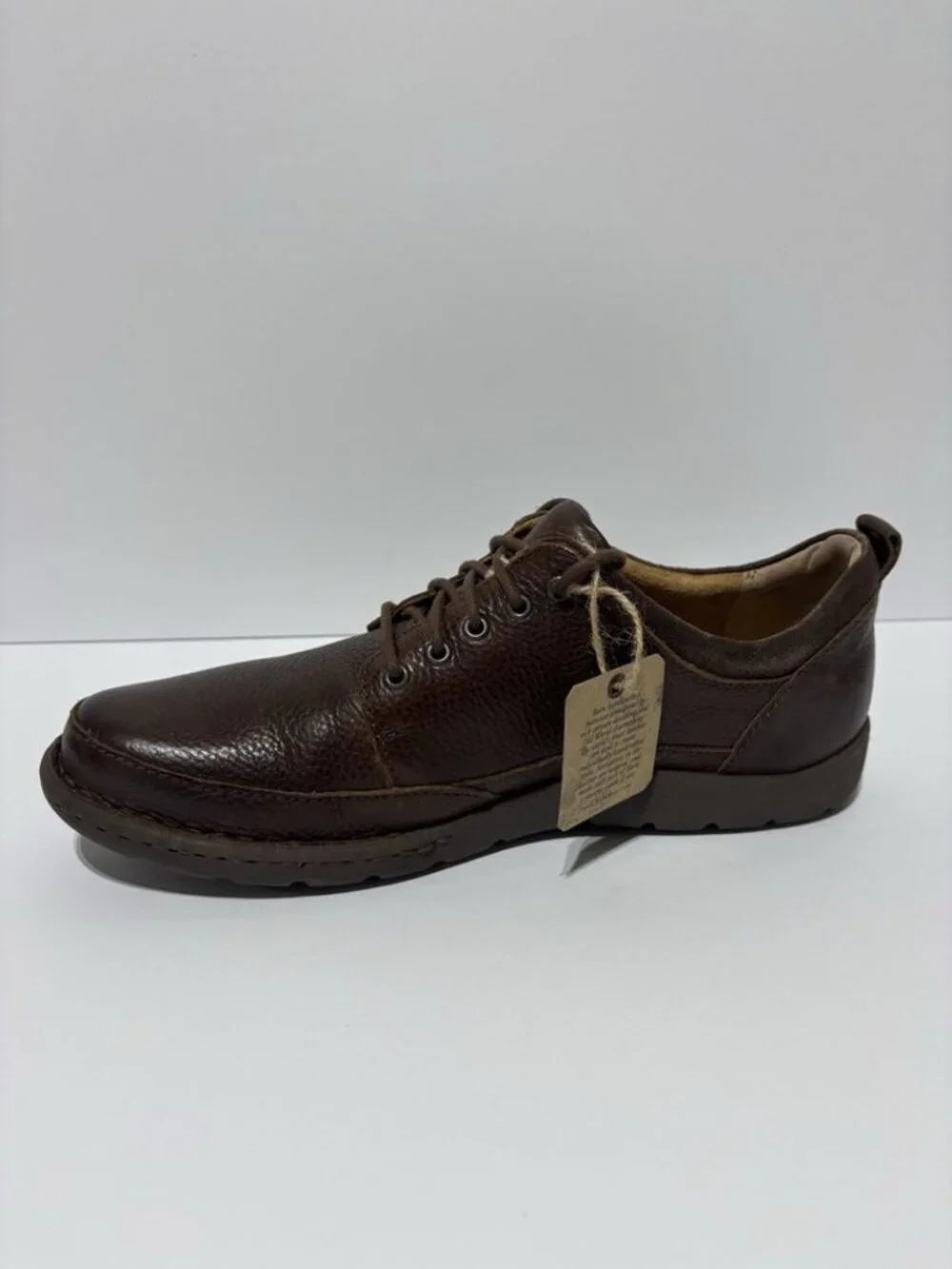 Born Men’s Nigel 3-Eye Brown Leather Oxford, Size 11 M